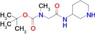 Tert-butyl methyl(2-oxo-2-(piperidin-3-ylamino)ethyl)carbamate