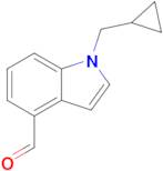 1-(Cyclopropylmethyl)-1H-indole-4-carbaldehyde