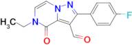 5-Ethyl-2-(4-fluorophenyl)-4-oxo-4,5-dihydropyrazolo[1,5-a]pyrazine-3-carbaldehyde