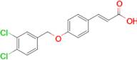 (E)-3-(4-((3,4-dichlorobenzyl)oxy)phenyl)acrylic acid