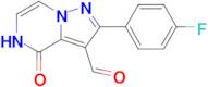 2-(4-Fluorophenyl)-4-oxo-4,5-dihydropyrazolo[1,5-a]pyrazine-3-carbaldehyde