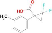 2,2-Difluoro-1-(m-tolyl)cyclopropane-1-carboxylic acid