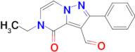 5-Ethyl-4-oxo-2-phenyl-4,5-dihydropyrazolo[1,5-a]pyrazine-3-carbaldehyde