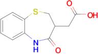 2-(4-Oxo-2,3,4,5-tetrahydrobenzo[b][1,4]thiazepin-3-yl)acetic acid