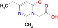 2-(4-Ethyl-2-methyl-6-oxopyrimidin-1(6H)-yl)acetic acid