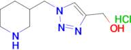 (1-(Piperidin-3-ylmethyl)-1H-1,2,3-triazol-4-yl)methanol hydrochloride