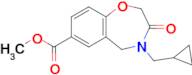 Methyl 4-(cyclopropylmethyl)-3-oxo-2,3,4,5-tetrahydrobenzo[f][1,4]oxazepine-7-carboxylate