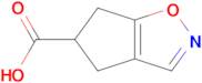 5,6-Dihydro-4H-cyclopenta[d]isoxazole-5-carboxylic acid