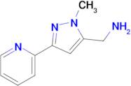 (1-Methyl-3-(pyridin-2-yl)-1H-pyrazol-5-yl)methanamine