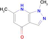1,6-dimethyl-1H,4H,7H-pyrazolo[3,4-b]pyridin-4-one