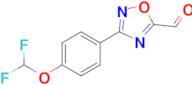 3-(4-(Difluoromethoxy)phenyl)-1,2,4-oxadiazole-5-carbaldehyde