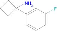 1-(3-Fluorophenyl)cyclobutan-1-amine