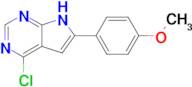 4-Chloro-6-(4-methoxyphenyl)-7H-pyrrolo[2,3-d]pyrimidine