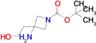 Tert-butyl 3-amino-3-(2-hydroxyethyl)azetidine-1-carboxylate