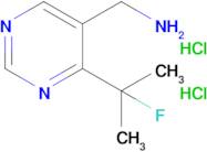 (4-(2-Fluoropropan-2-yl)pyrimidin-5-yl)methanamine dihydrochloride
