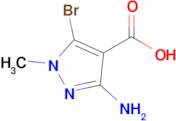 3-Amino-5-bromo-1-methyl-1H-pyrazole-4-carboxylic acid