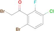 2-Bromo-1-(6-bromo-3-chloro-2-fluorophenyl)ethan-1-one