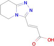 (E)-3-(5,6,7,8-tetrahydro-[1,2,4]triazolo[4,3-a]pyridin-3-yl)acrylic acid