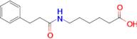 6-(3-Phenylpropanamido)hexanoic acid