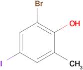 2-Bromo-4-iodo-6-methylphenol