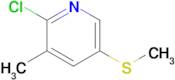 2-Chloro-3-methyl-5-(methylthio)pyridine