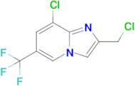 8-Chloro-2-(chloromethyl)-6-(trifluoromethyl)imidazo[1,2-a]pyridine