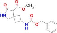 Methyl 2-(((benzyloxy)carbonyl)amino)-7-oxo-6-azaspiro[3.4]Octane-8-carboxylate