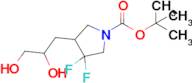 Tert-butyl 4-(2,3-dihydroxypropyl)-3,3-difluoropyrrolidine-1-carboxylate