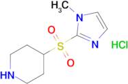 4-((1-Methyl-1H-imidazol-2-yl)sulfonyl)piperidine hydrochloride