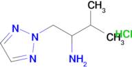 3-Methyl-1-(2H-1,2,3-triazol-2-yl)butan-2-amine hydrochloride