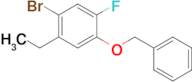 1-(Benzyloxy)-4-bromo-5-ethyl-2-fluorobenzene