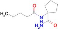 1-Pentanamidocyclopentane-1-carboxamide