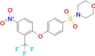 4-((4-(4-Nitro-2-(trifluoromethyl)phenoxy)phenyl)sulfonyl)morpholine