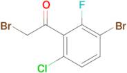 2-Bromo-1-(3-bromo-6-chloro-2-fluorophenyl)ethan-1-one