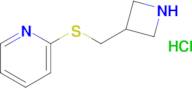 2-((Azetidin-3-ylmethyl)thio)pyridine hydrochloride