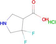 4,4-Difluoropyrrolidine-3-carboxylic acid hydrochloride