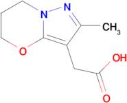 2-(2-Methyl-6,7-dihydro-5H-pyrazolo[5,1-b][1,3]oxazin-3-yl)acetic acid