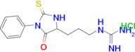 1-(3-(5-Oxo-1-phenyl-2-thioxoimidazolidin-4-yl)propyl)guanidine hydrochloride
