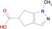 1-Methyl-1,4,5,6-tetrahydrocyclopenta[c]pyrazole-5-carboxylic acid