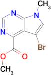 Methyl 5-bromo-7-methyl-7H-pyrrolo[2,3-d]pyrimidine-4-carboxylate