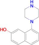 8-(Piperazin-1-yl)naphthalen-2-ol