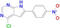 4-Chloro-6-(4-nitrophenyl)-7H-pyrrolo[2,3-d]pyrimidine