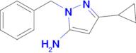 1-Benzyl-3-cyclopropyl-1H-pyrazol-5-amine