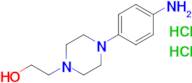 2-(4-(4-Aminophenyl)piperazin-1-yl)ethan-1-ol dihydrochloride