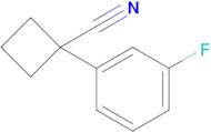 1-(3-Fluorophenyl)cyclobutane-1-carbonitrile