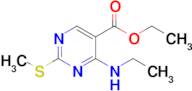 ethyl 4-(ethylamino)-2-(methylthio)pyrimidine-5-carboxylate