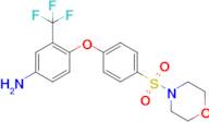 4-(4-(Morpholinosulfonyl)phenoxy)-3-(trifluoromethyl)aniline