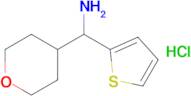 (Tetrahydro-2H-pyran-4-yl)(thiophen-2-yl)methanamine hydrochloride