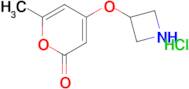 4-(Azetidin-3-yloxy)-6-methyl-2H-pyran-2-one hydrochloride