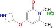 4-(Azetidin-3-yloxy)-1,6-dimethylpyridin-2(1H)-one hydrochloride